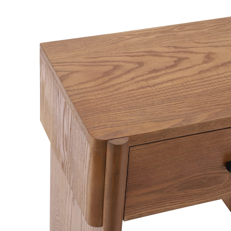 Christopher Knight Home - Modern Minimalist Wood Nightstand with Single Drawer