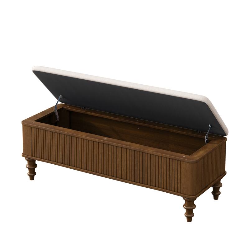 Bedroom Set with Wooden Platform Bed and Nightstands