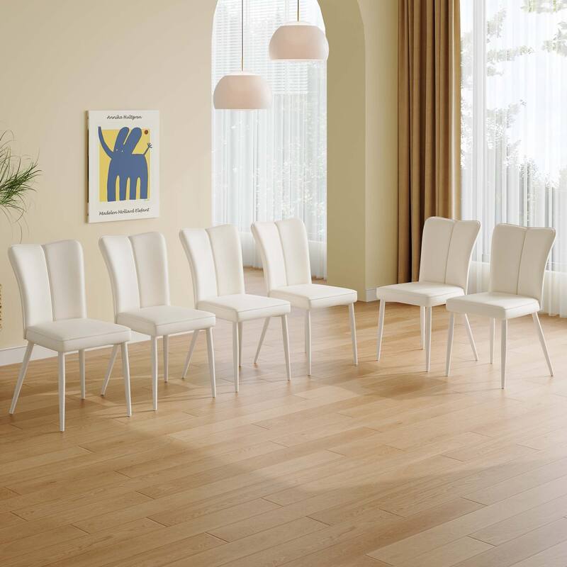 PU leather dining chair - Set of 6