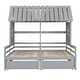 preview thumbnail 13 of 14, Twin Size House Platform Beds with Two Drawers