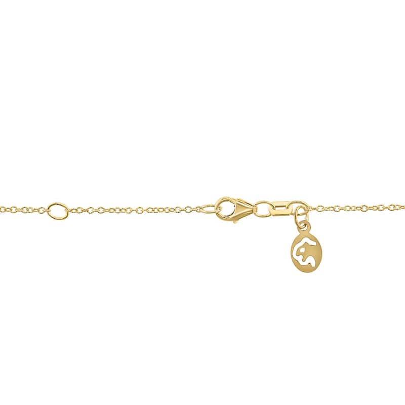 Effy Women's 14K Yellow Gold Diamond Butterly Pendant Necklace