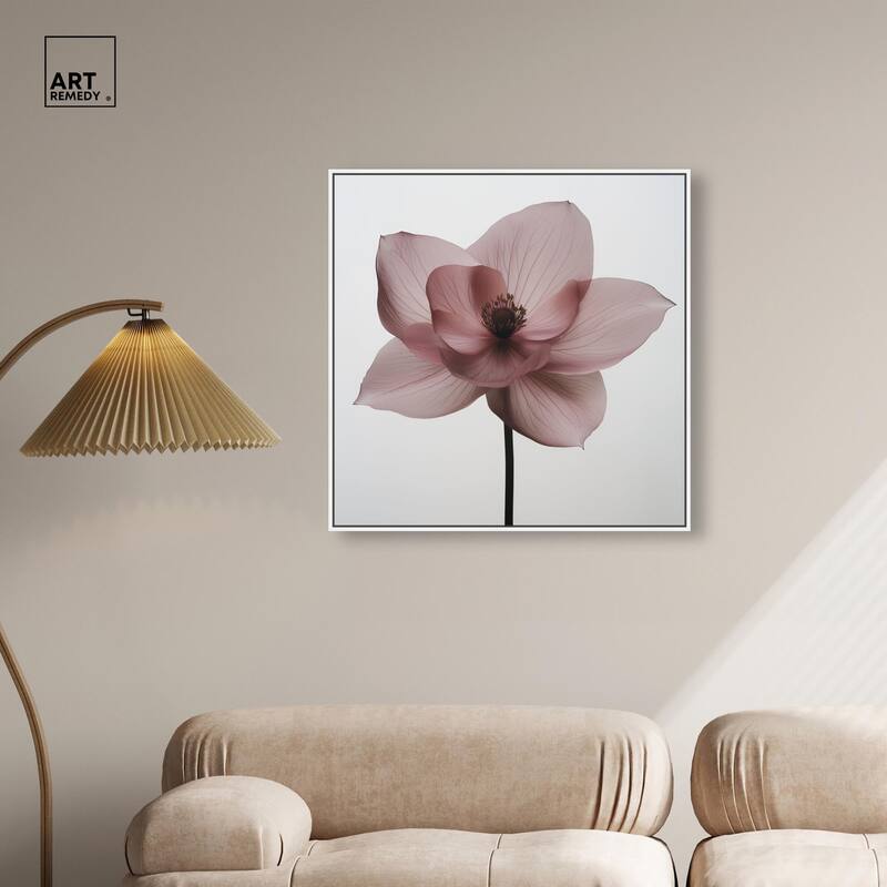 Silken Sepals Canvas by Art Remedy