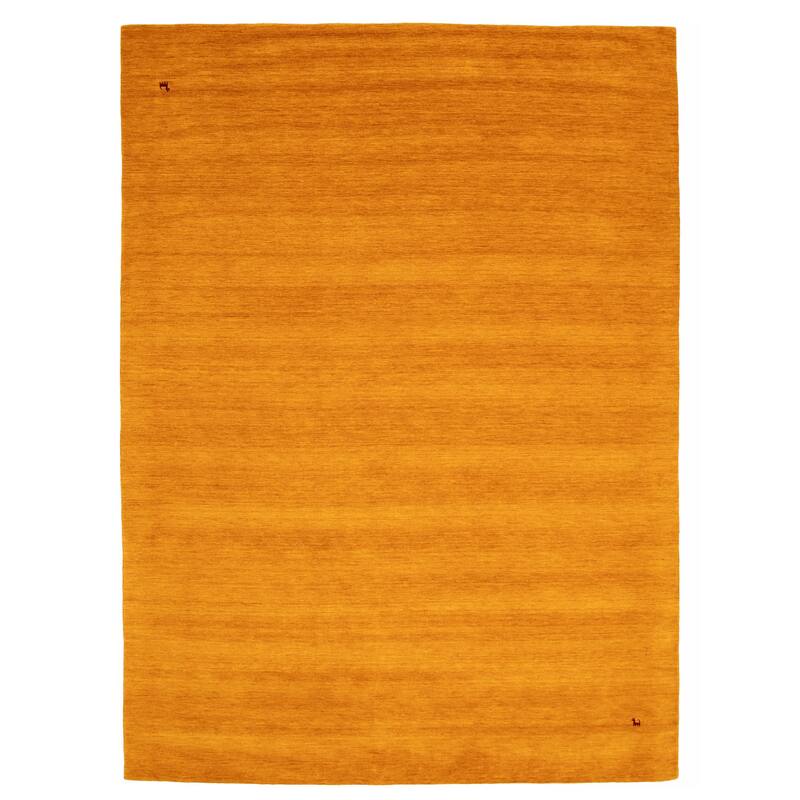 Kashkuli Gabbeh Gold Rug 8'3" x 11'3" - 8'3 x 11'3 - Gold - 8'3 x 11'3