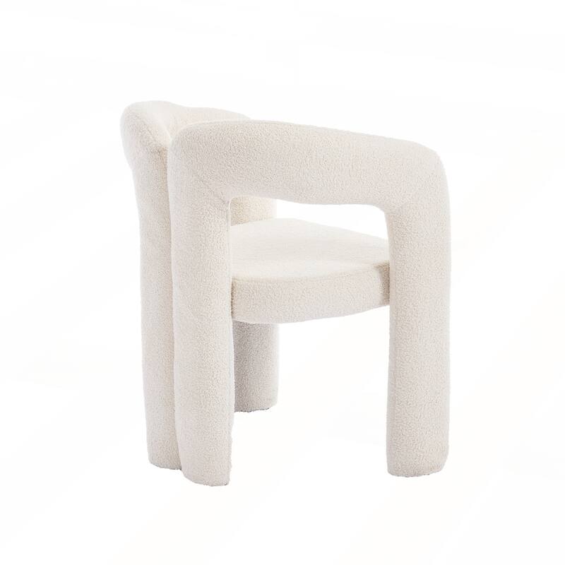 Velvet Fabric Upholstered Accent Chair Set of 2