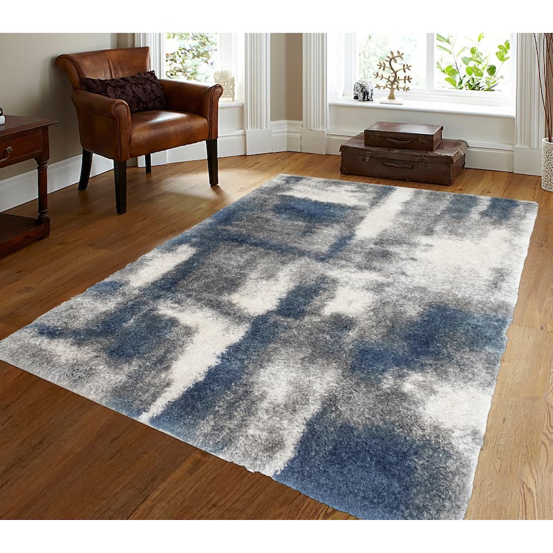Noori Rug Lux Walsh Abstract Modern 2-inch Thick Shag Rug