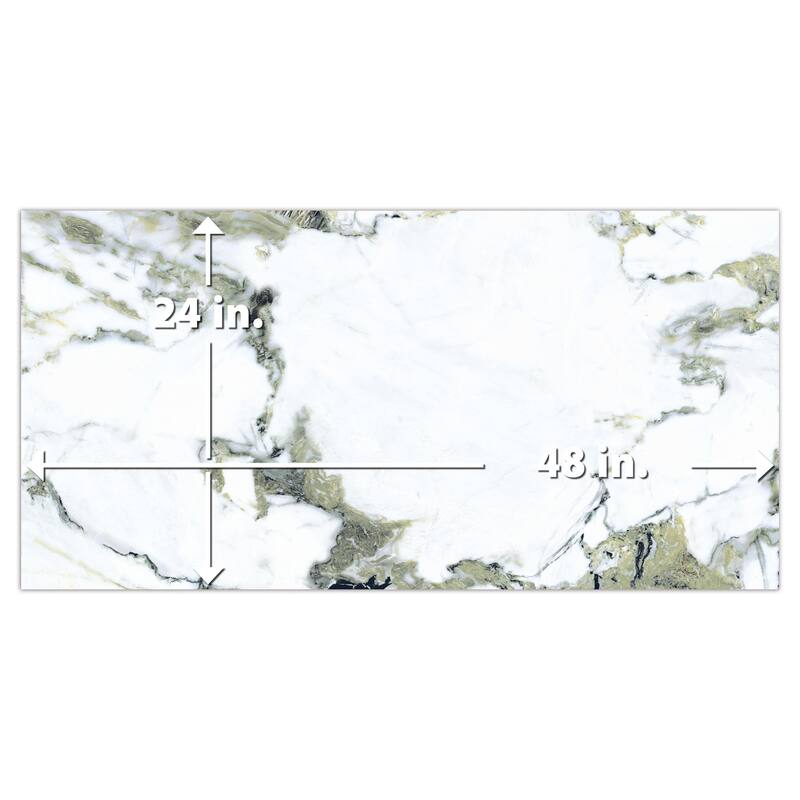 Merola Tile Touche Jade 23-1/2" x 47-1/8" Porcelain Floor and Wall Tile