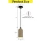 preview thumbnail 4 of 2, CraftHome Modern Farmhouse Natural Travetine Single Pendant Light Coastal Cylinder Hanging Light For Bedroom - W5''