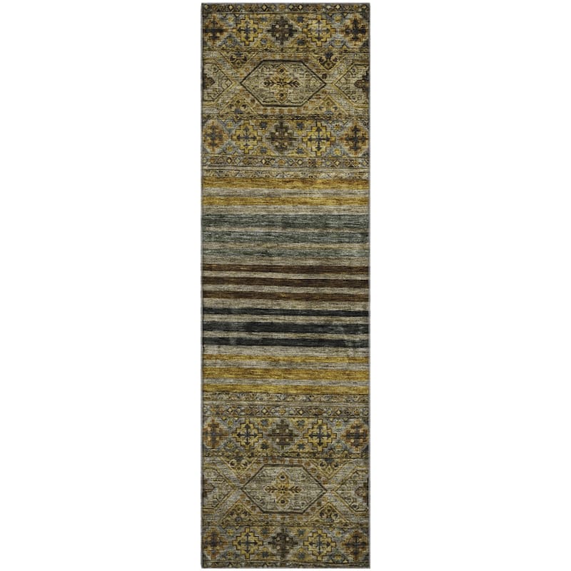 Premium Washable Super Soft Boho Stripes Mayfield Rug