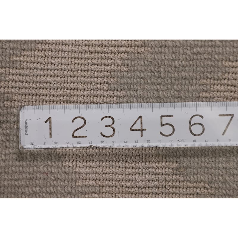 Chevron Style Nepalese Indian Area Rug Handmade Wool Carpet - 6'0" x 8'9"