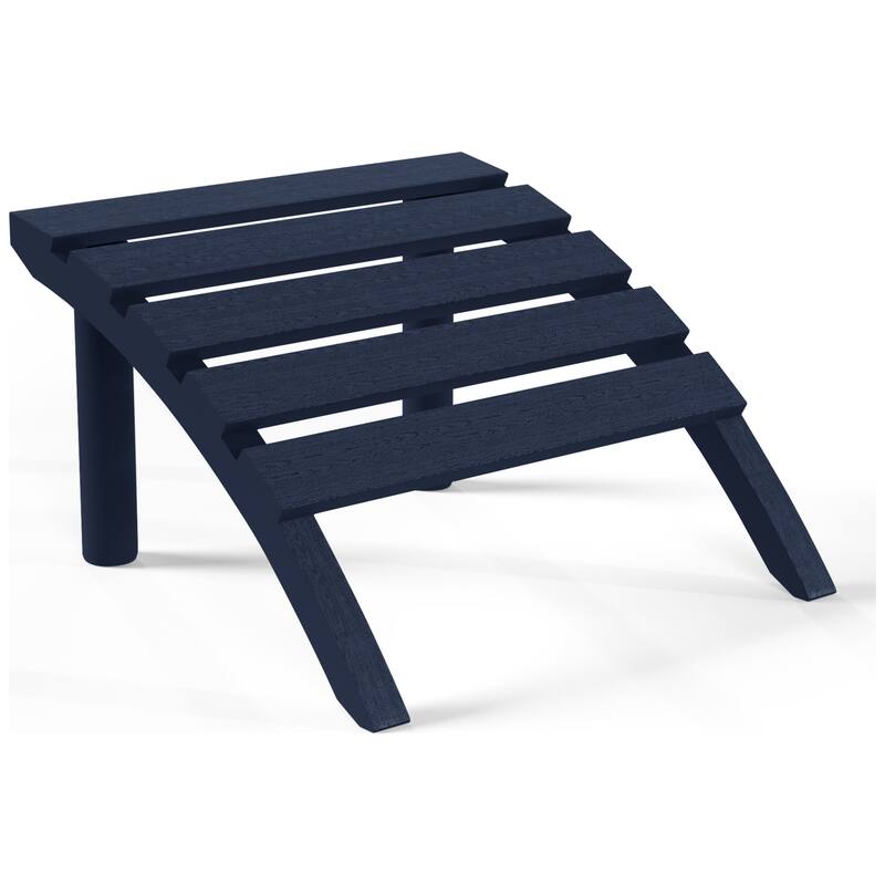 Polytrends Coastline Outdoor Poly Adirondack Ottoman
