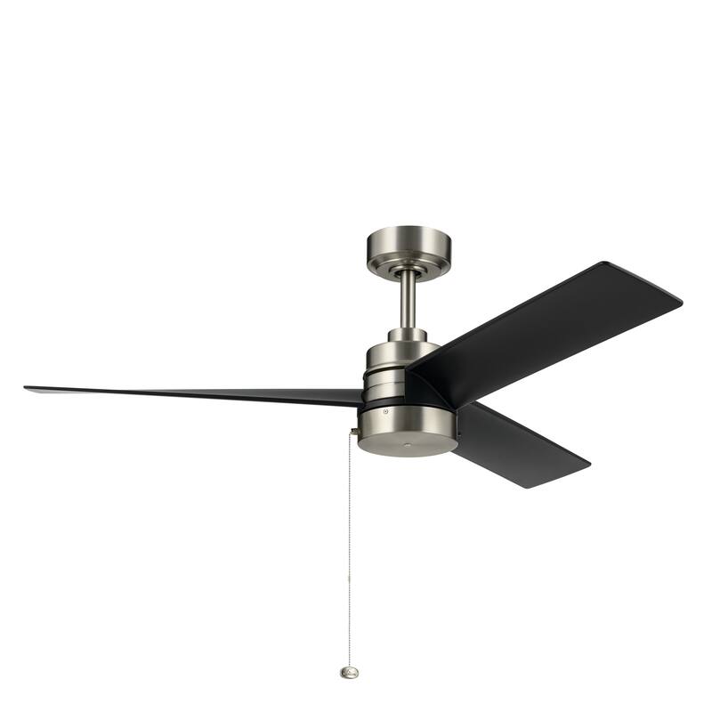 Kichler Lighting Spyn Lite 52 in. Indoor Downrod Mount Ceiling Fan - Brushed Nickel - 52 in