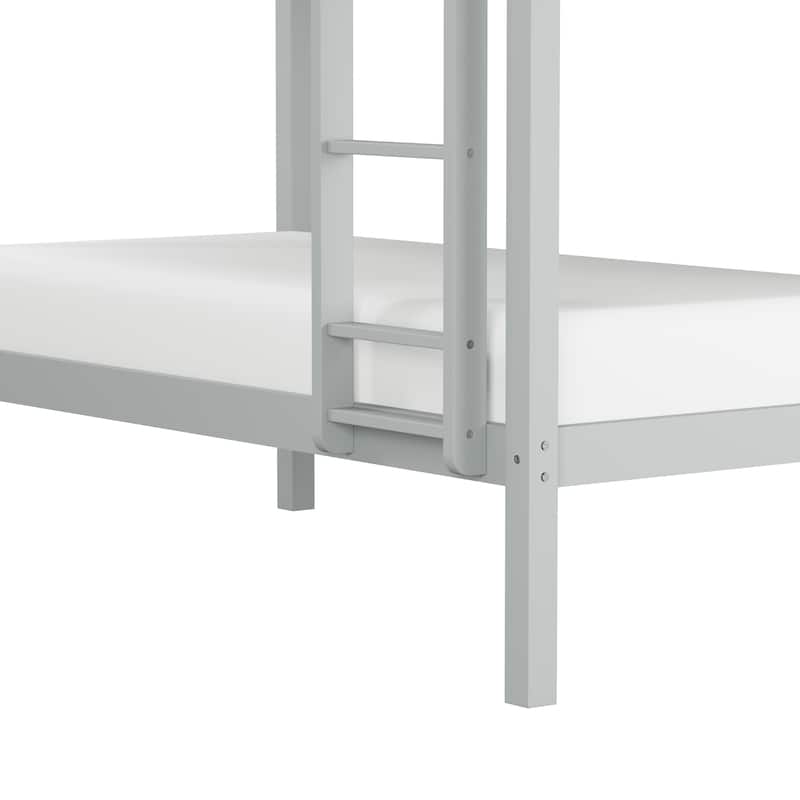 Hillsdale Caspian Wood Twin Over Twin Bunk Bed