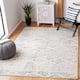 SAFAVIEH Tulum Vetuta Moroccan Boho Chic Area Rug - 5'3" x 7'6" - Ivory/Turquoise