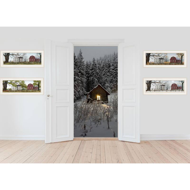 TrendyDecor4U Contemporary "Four Seasons Collection II" 4-Piece Vignette by Billy Jacobs