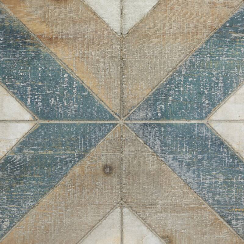Wooden Geometric Handmade Southwestern Home Wall Decor - Multi Colored - Roche River Decor