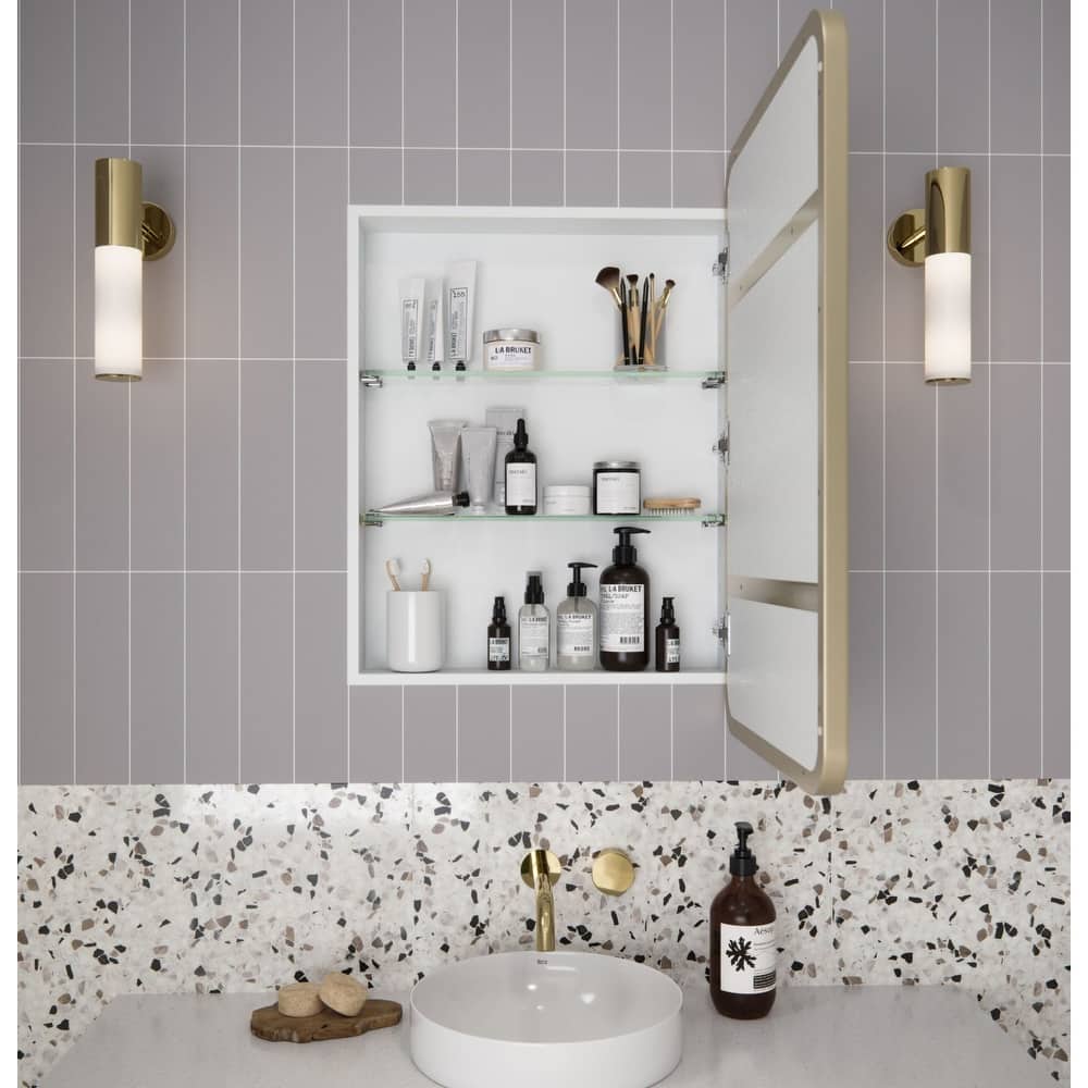 Glass Warehouse SC1-SQ-22X32 Calla 22" x 32" Framed Single Door