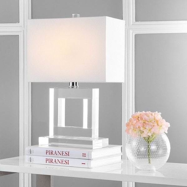 square crystal table lamp