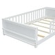 preview thumbnail 24 of 45, Twin Size Wood Floor Platform Bed with Built-in Book Storage Rack