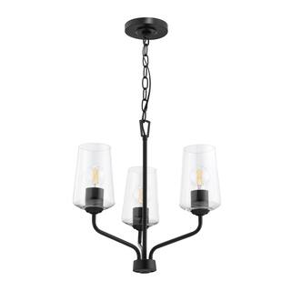 Celino Three-Light Chandelier with Clear Glass - 18