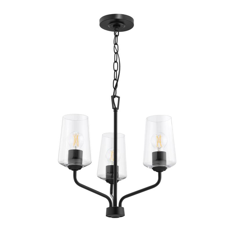 Celino Three-Light Chandelier with Clear Glass - 18