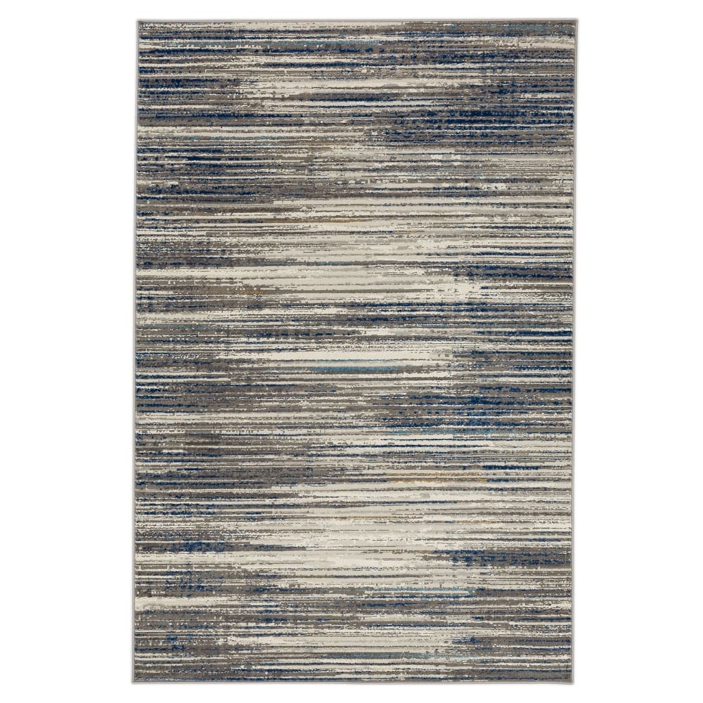 Mohawk Home Urban Abstract Stripe Woven Area Rug