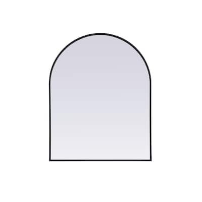Indigo Home Metal Frame Arch Mirror 33x42 Inch