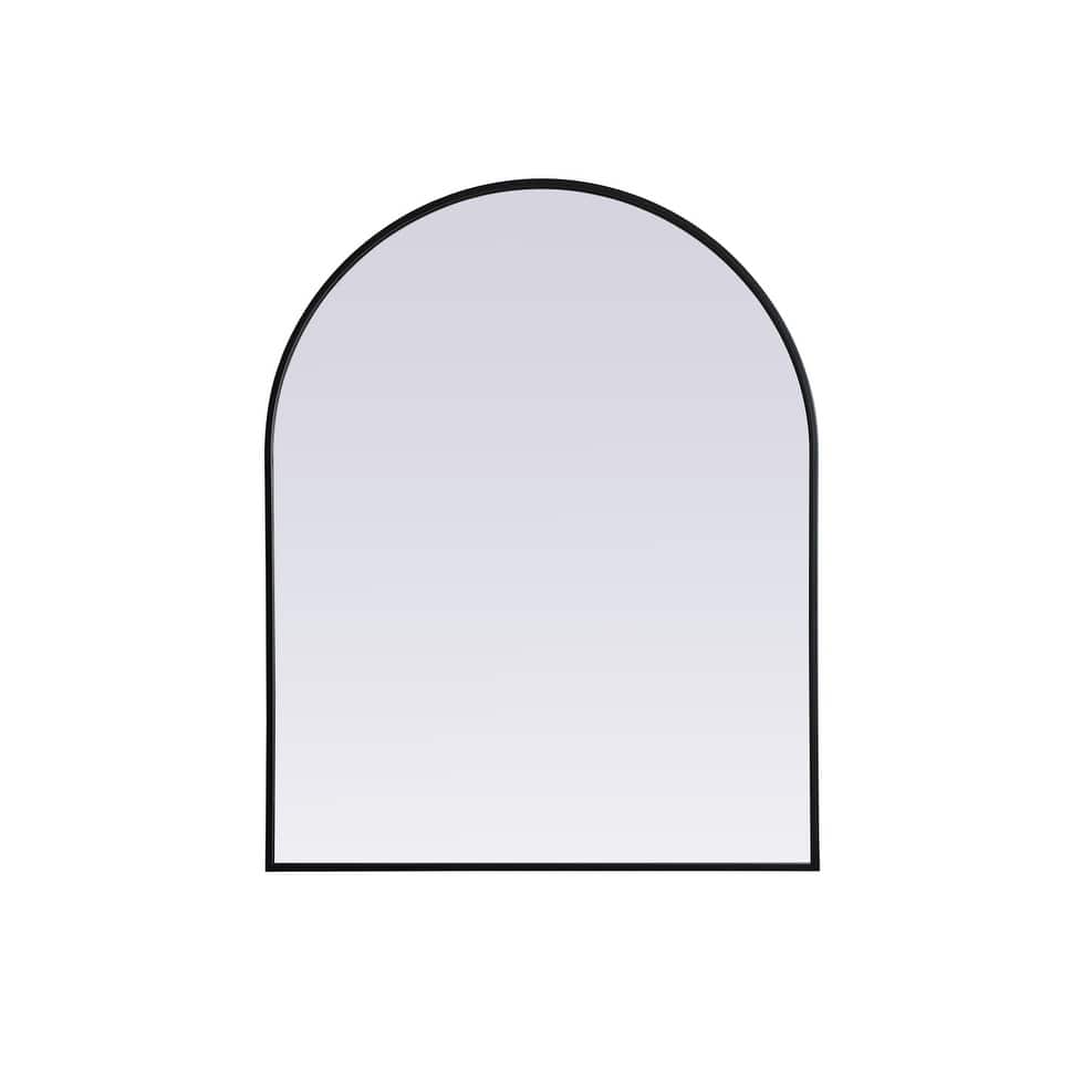 Indigo Home Metal Frame Arch Mirror 33x42 Inch