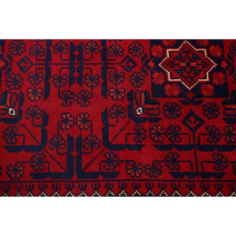 ECARPETGALLERY Hand-knotted Finest Khal Mohammadi Red Wool Rug - 5'6 x 8'4