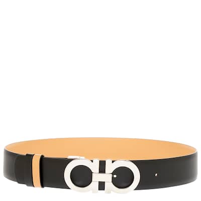 Salvatore Ferragamo Reversible Gancini Belt 1.3" Wide