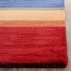preview thumbnail 11 of 20, SAFAVIEH Handmade Himalaya Orange/ Multicolored Stripe Wool Gabbeh Rug
