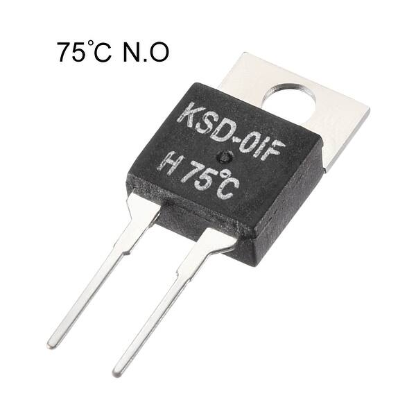 Ksd 01f Thermostat Temperature Controller 75 Ae N O Normal Open 5pcs On Sale Overstock