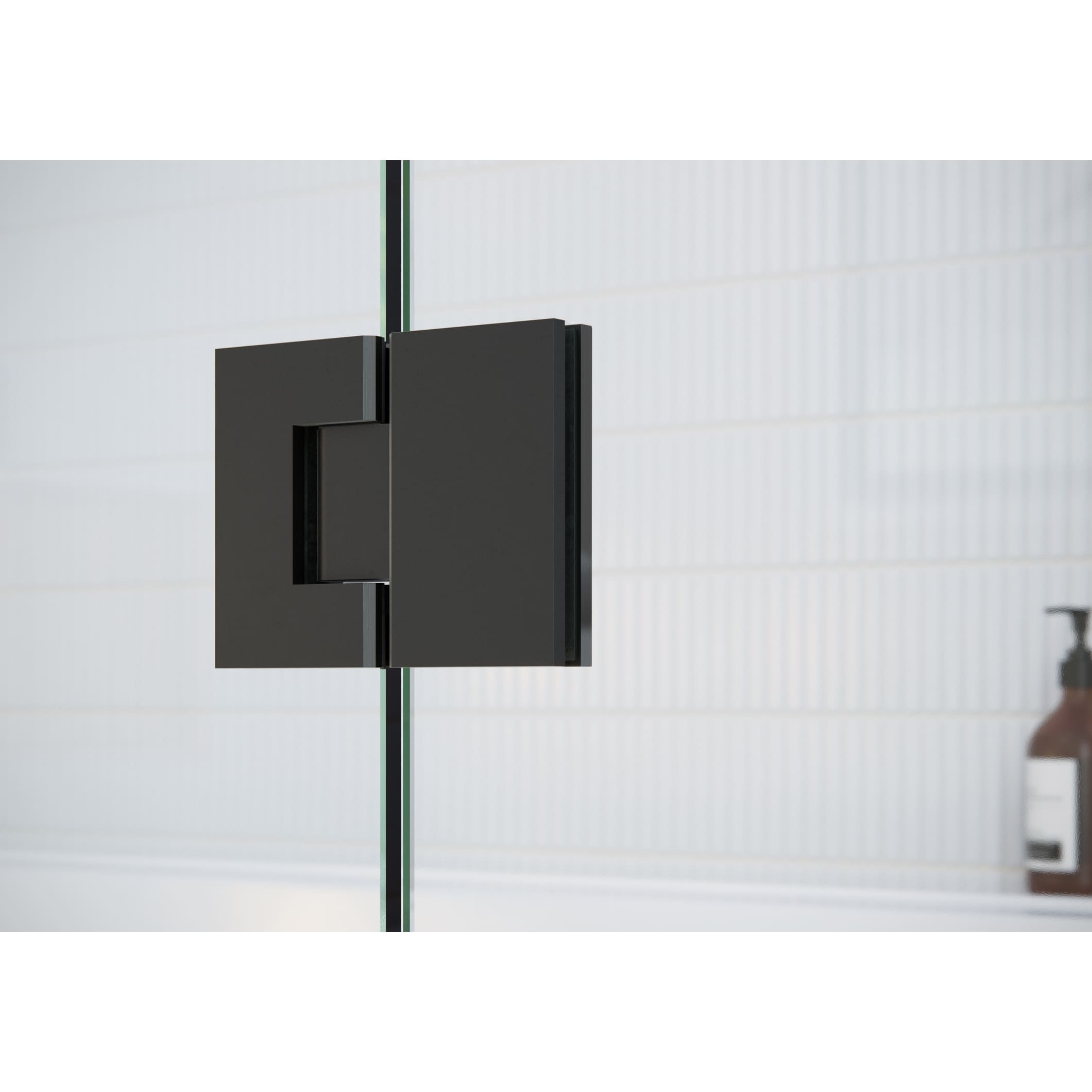 Glass Warehouse 78" x 45" x 36" Frameless 90 Degree Shower Enclosure - Glass Hinge