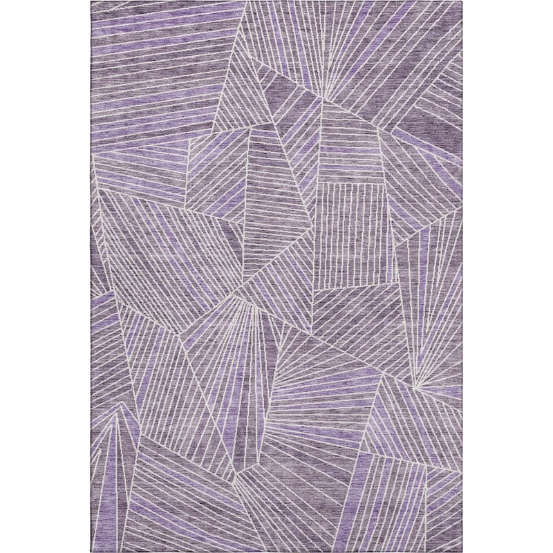 Premium Washable Super Soft Modern Mosaic Mayfield Rug