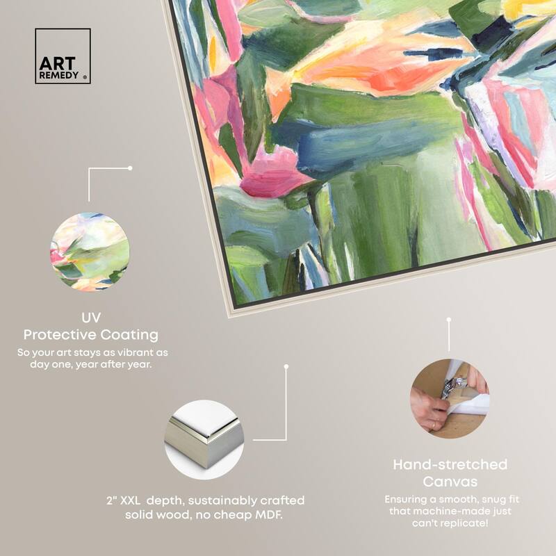Sunkissed Garden Canvas by Art Remedy