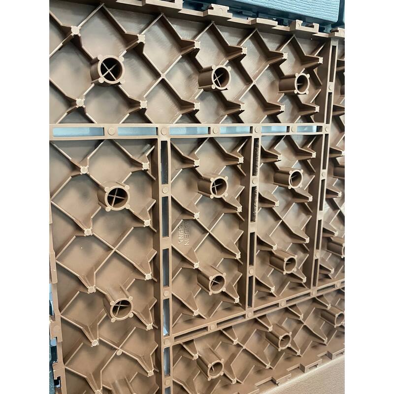 12-inch ZZ style interlocking deck tiles, DIY modular interlocking decking floor tiles, indoor and outdoor floor tiles