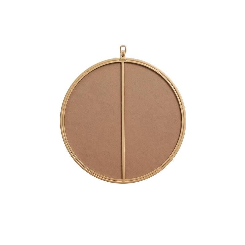 Carson Carrington Labbemala Metal Framed Round Wall Mirror
