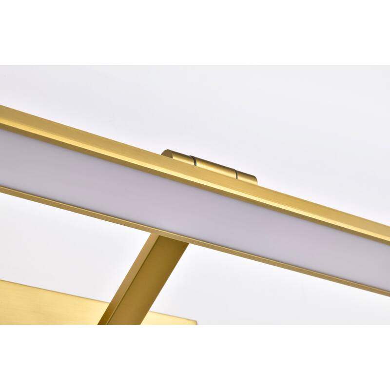 Hazel 3 Foot LED Picture Light 3 CCT Selectable Vintage Brass Finish Acrylic Lens - Vintage Brass