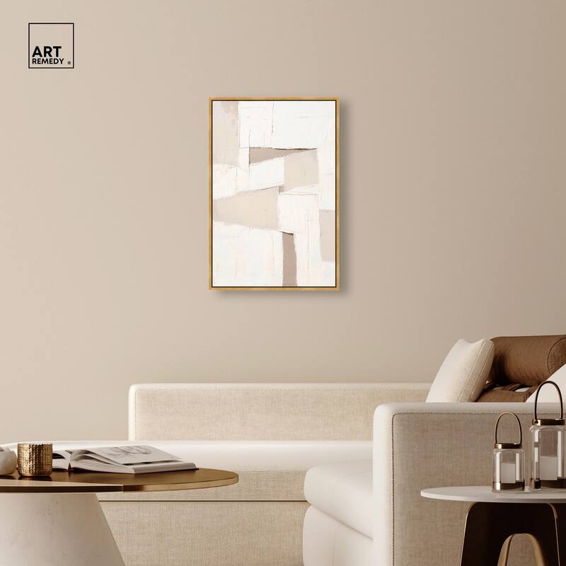 Plastered Planes I Canvas by Art Remedy