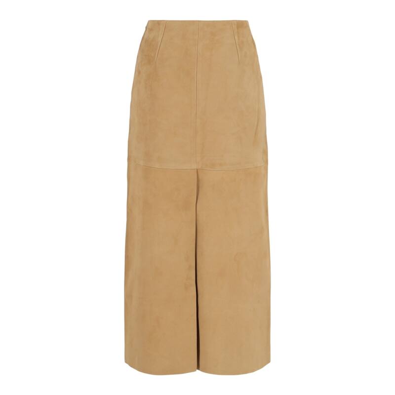 Ferragamo Lambskin Leather Pencil Skirt