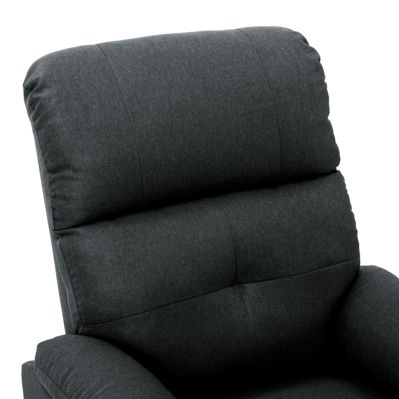 vidaXL Massage Chair Massaging Recliner Push Cozy Chair for Elderly Fabric - 30" x 35.4" x 39.4"