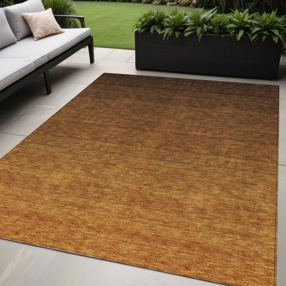 HomeRoots Ombre Transitional Rectangle Outdoor Rug