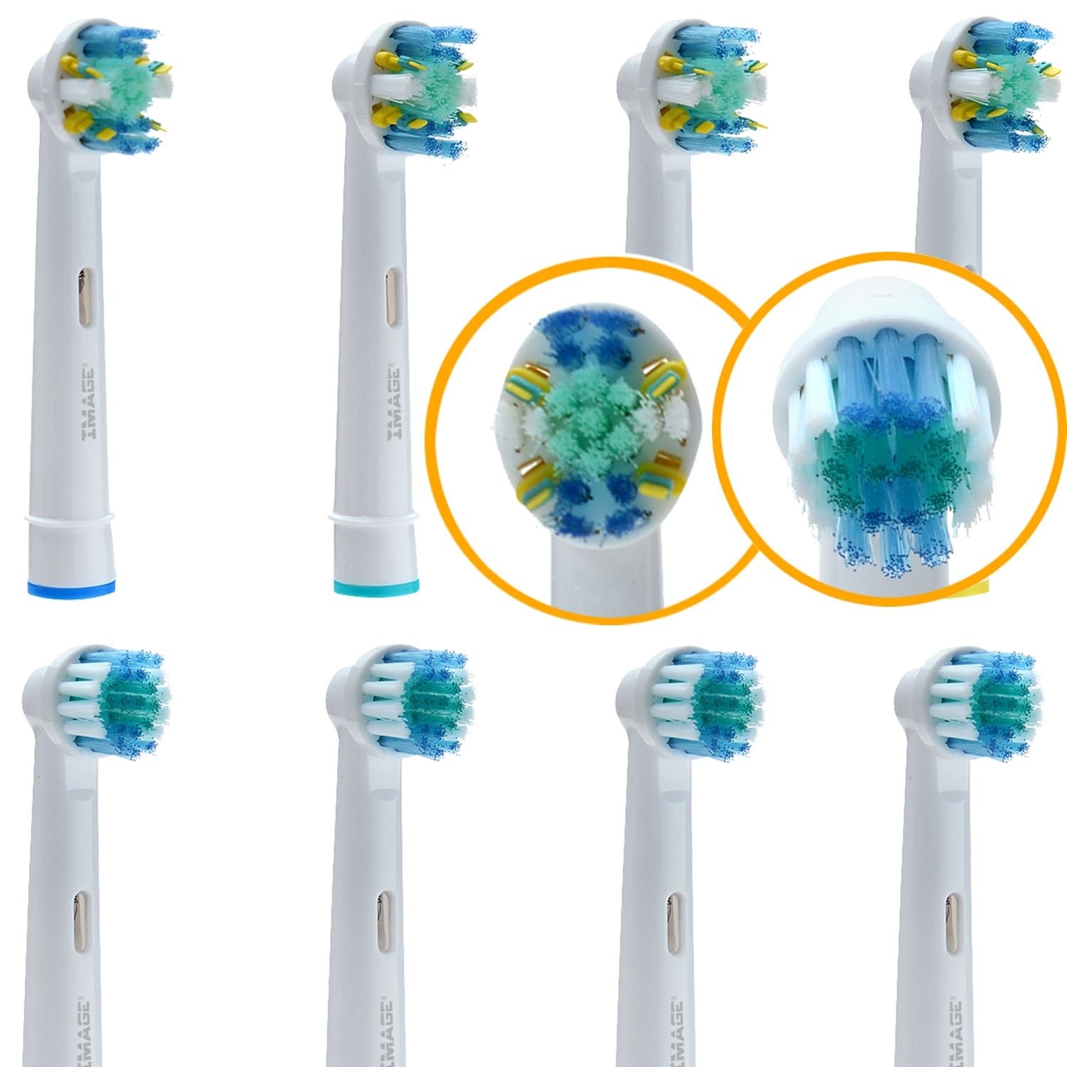 oral b round toothbrush heads