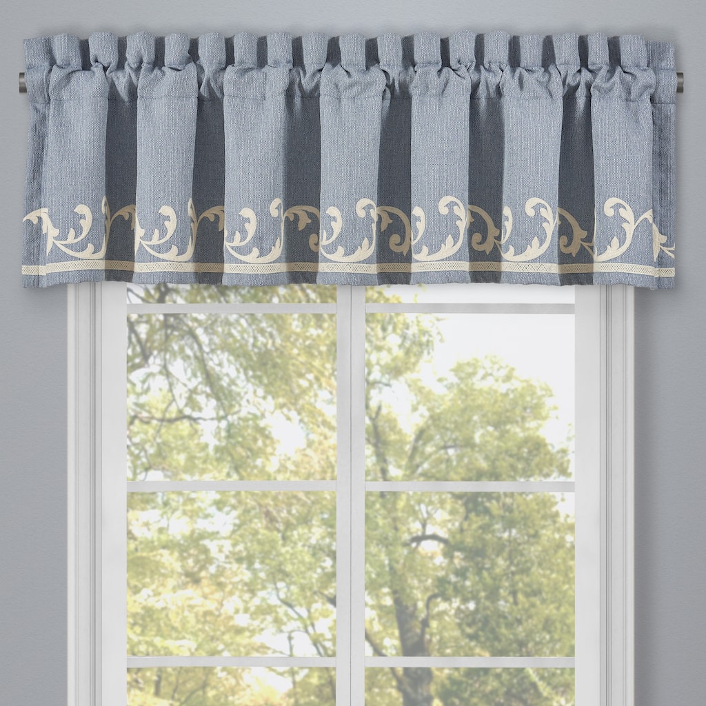 J. Queen New York Aurora Window Straight Valance