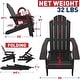 preview thumbnail 46 of 50, WINSOON All Weather HIPS Outdoor Folding Adirondack Chairs Outdoor Chairs Set of 4