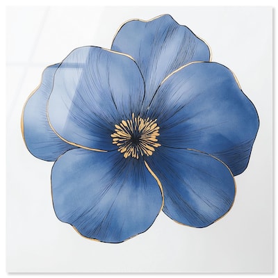 Blue Brilliance II Acrylic by Art Remedy, Ready to Hang