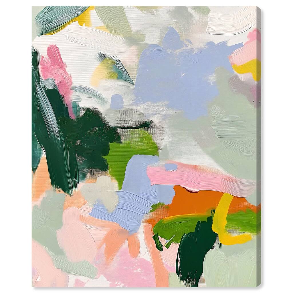 Color Palette Poetry Canvas by Art Remedy, Gallery Wrapped