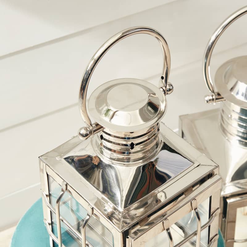 Nantucket 11 inch Outdoor Lantern Silver