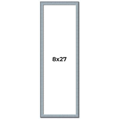 8x27 Frame Rustic Sky Blue Solid Wood Picture Frame | 0.75 Inch