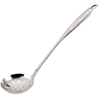 10.6" Stainless Steel Slotted Spoon Heat Resistant Non-stick Skimmer - 10.6" x 3"(L*W)