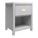 preview thumbnail 14 of 41, Little Seeds Monarch Hill Haven Kids' 1 Drawer Nightstand Grey